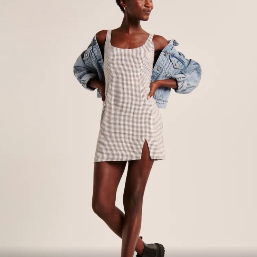 Split Hem Mini Dress